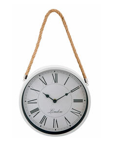 Reloj metalico con soga Ø26 cm.