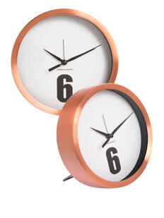 Reloj cobre con alarma Ø15 cm.